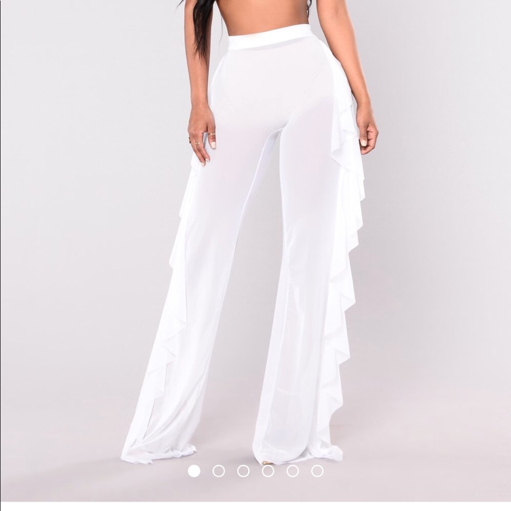 See through cover up pants
